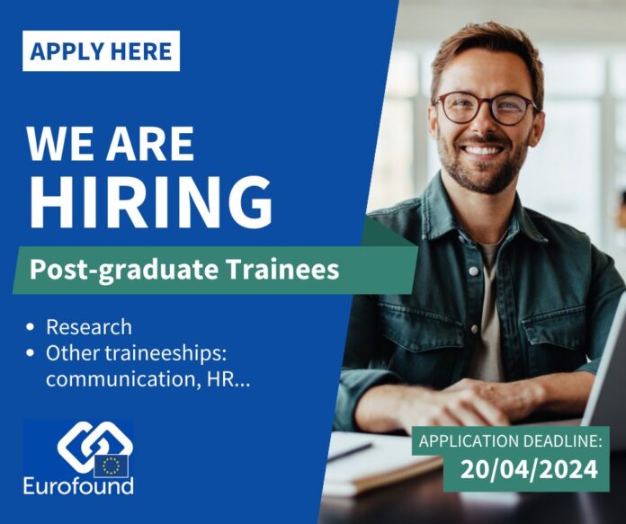 eurofound-post-graduate-traineeship-programme-2024