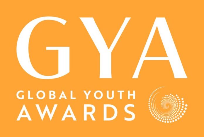 Global Youth Awards Logo_Yellow & White